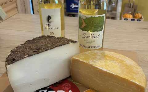 formaggio e vino